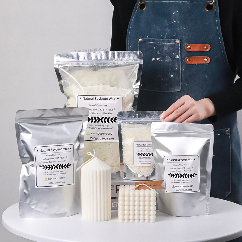 1000g 500g 250g 100g 천연 소이 왁스  - Candle Making Kit Diy 리뷰 및 가격