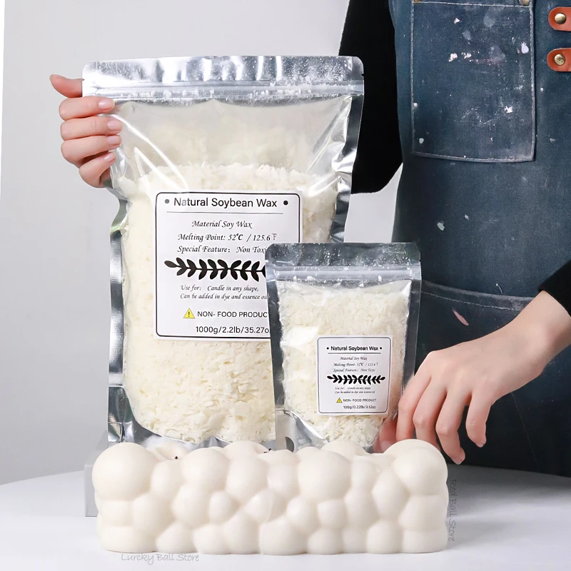 1000g 500g 250g 100g 천연 소이 왁스  - Candle Making Kit Diy 리뷰 및 가격