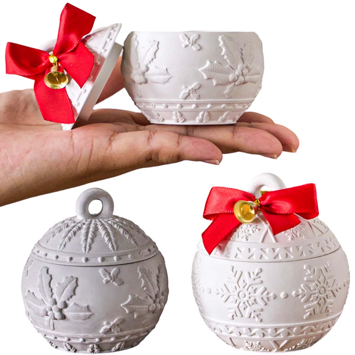 크리스마스 레리프 스노우 베리 캔들 자 실리콘 몰드 D - Candle Making Kit Xmas 리뷰 및 가격