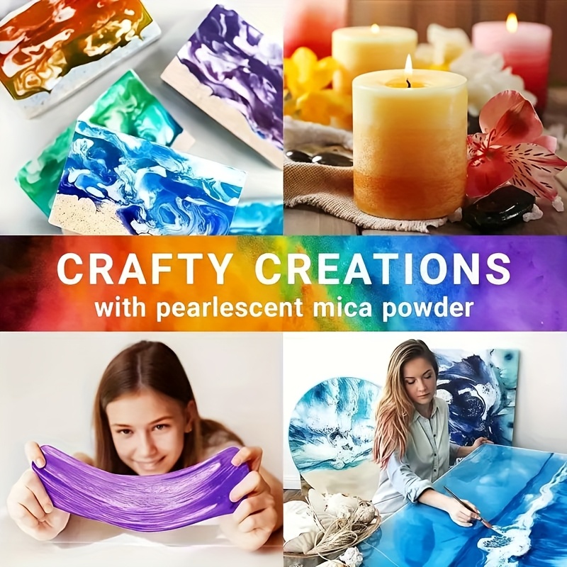 24색/8색 5그램 0. 다양한 색상의 진주빛 운모 가 - Candle Making Activity 리뷰 및 가격