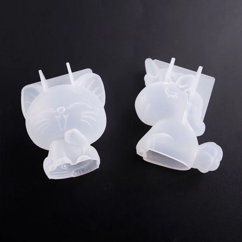 3D 기하학 실리콘 유니콘 고양이 사슴 곰 금형 비누  - Candle Making Class 리뷰 및 가격