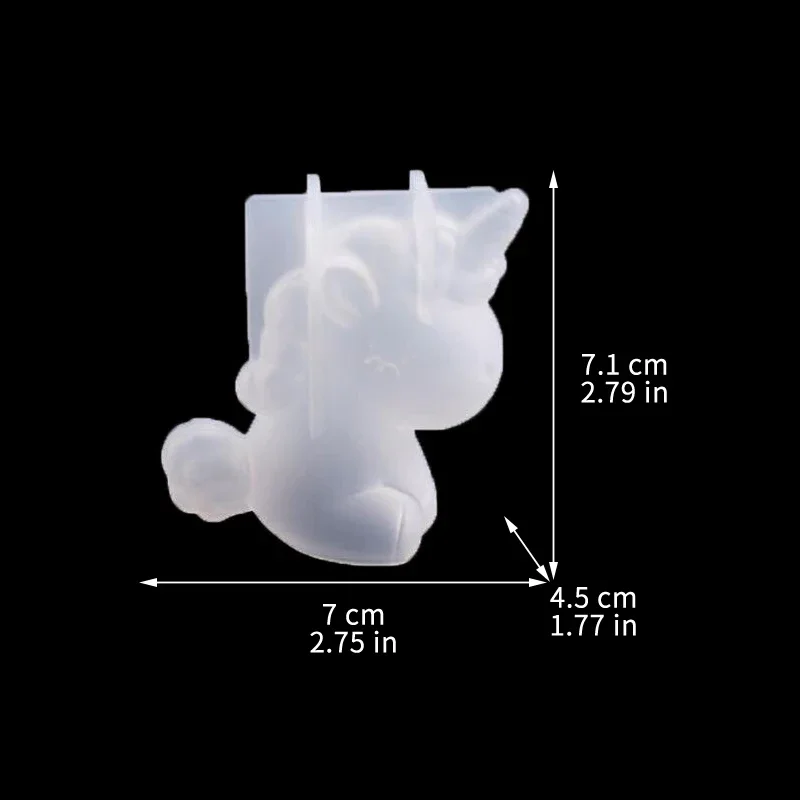 3D 기하학 실리콘 유니콘 고양이 사슴 곰 금형 비누  - Candle Making Class 리뷰 및 가격