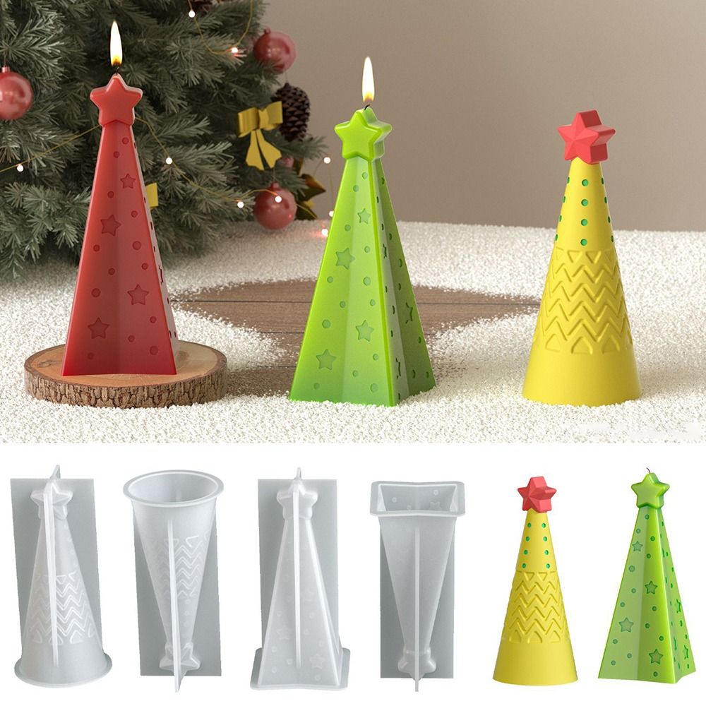 새로운 실리콘 크리스마스 콘 캔들 몰드 에폭시 수지 D - Candle Making Kit Xmas 리뷰 및 가격