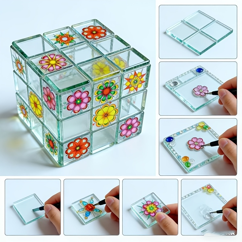 100/200그램의 투명 모자이크 재료, 2.3*2.3 - Candle Making Activity 리뷰 및 가격