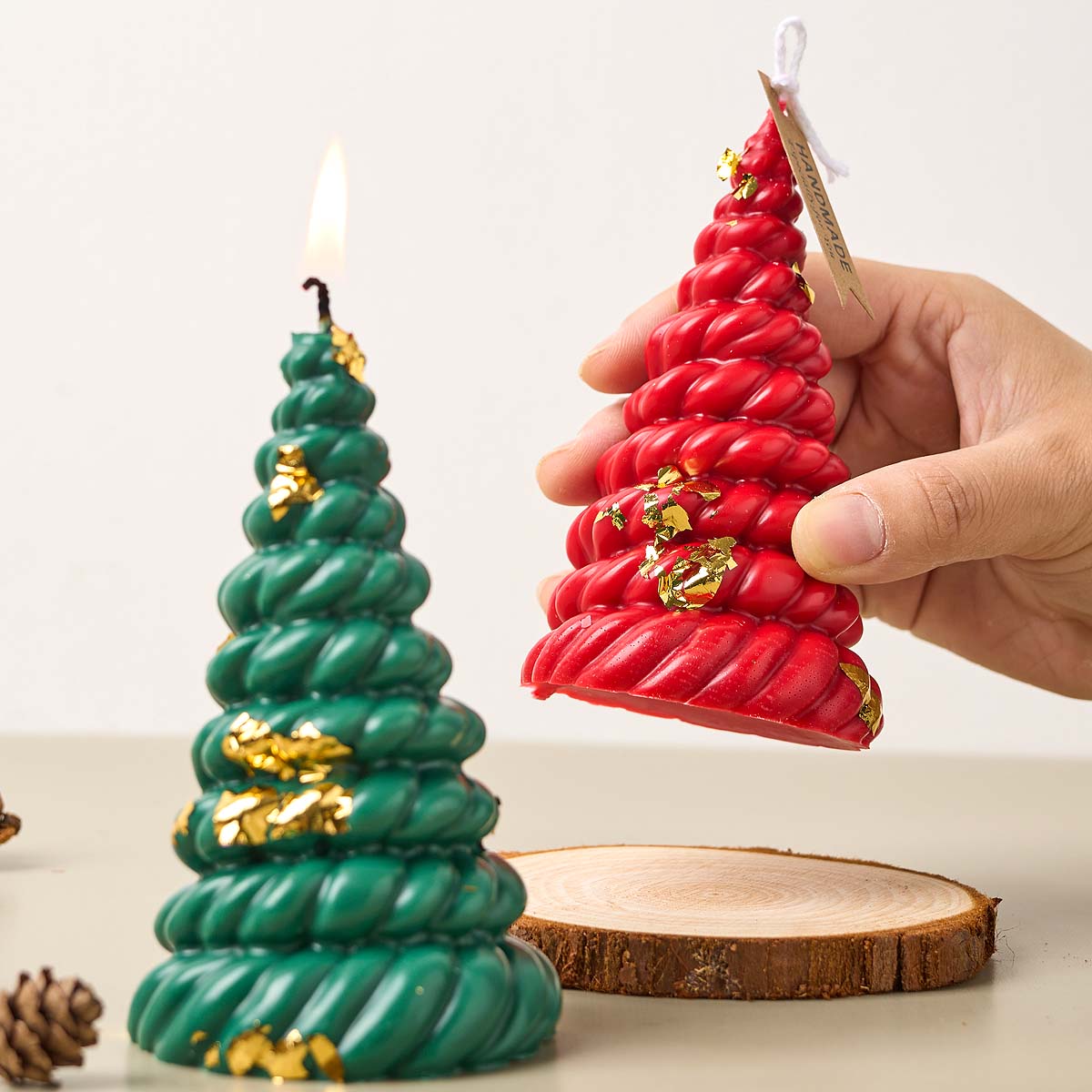 크리스마스 트리 실리콘 캔들 몰드, DIY 크리스마스  - Candle Making Kit Xmas 리뷰 및 가격