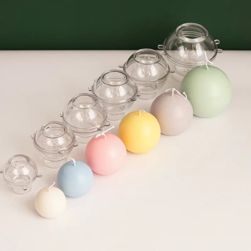 5-8cm 구형 양초 플라스틱 금형 홈 장식 Diy 공 - Candle Making Kit Diy 리뷰 및 가격