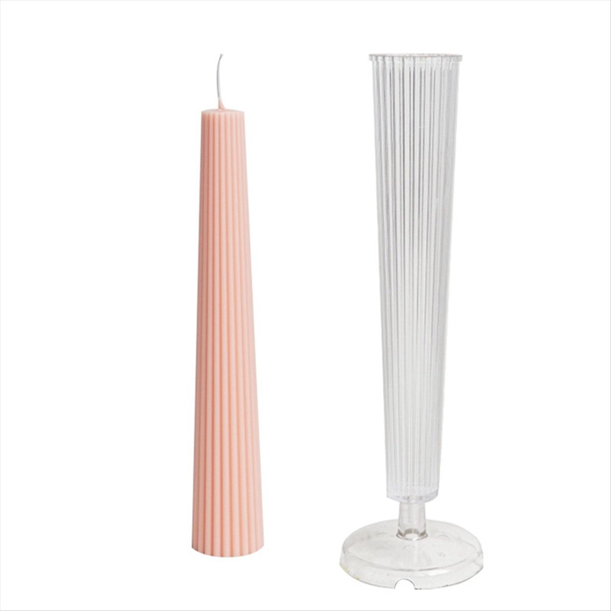 *ABAB 스트라이프 롱 폴 컬럼 아로마테라피 캔들 몰 - Candle Making Kit Diy 리뷰 및 가격
