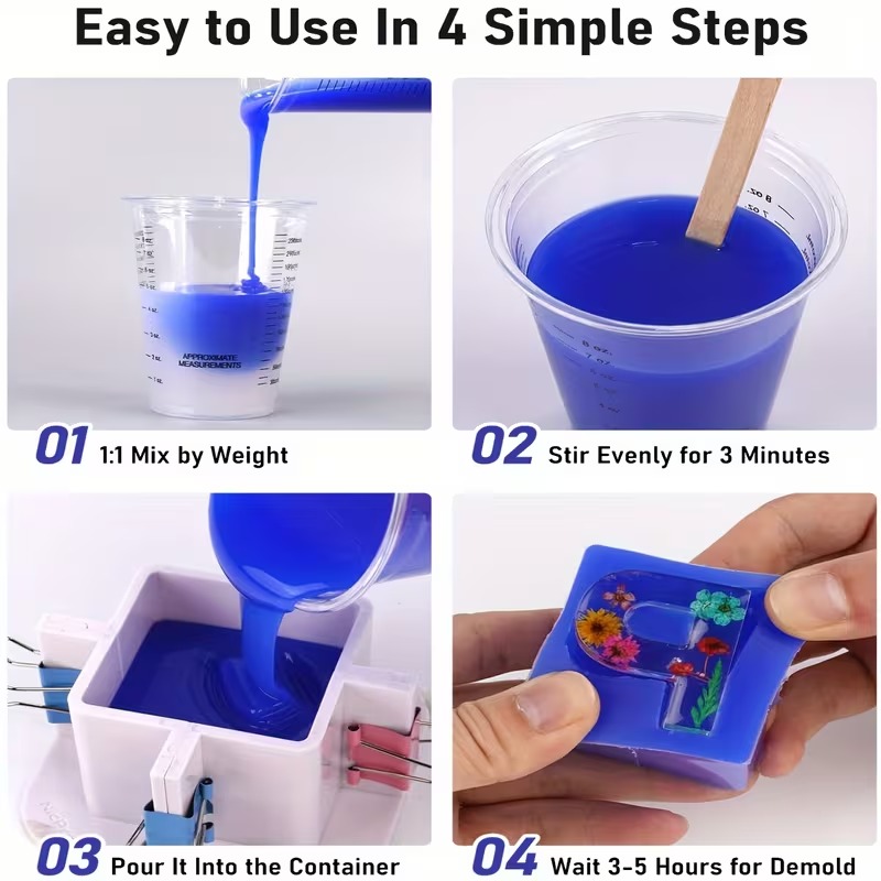 실리콘 몰드 제작 키트, 빠른 경화 반투명 실리콘 고무 - Candle Making Kit 리뷰 및 가격
