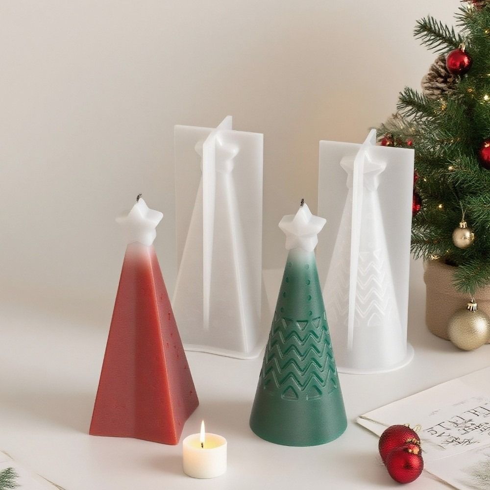 실리콘 크리스마스 콘 캔들 몰드 크리스탈 DIY 공예  - Candle Making Kit Xmas 리뷰 및 가격