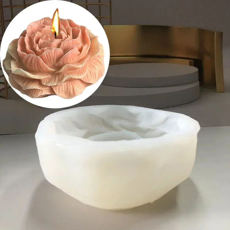 특대형 3D 꽃 캔들 실리콘 몰드 DIY 모란 아로마  - Candle Making Kit Diy 리뷰 및 가격