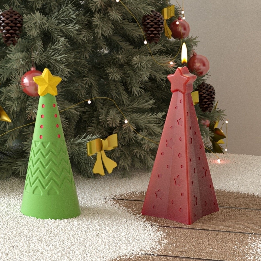 새로운 실리콘 크리스마스 콘 캔들 몰드 에폭시 레진 D - Candle Making Kit Xmas 리뷰 및 가격